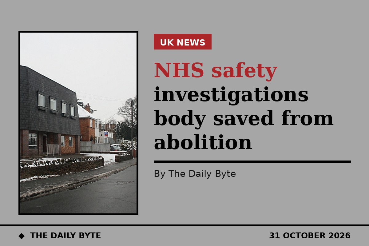 NHS safety investigations body saved from abolition