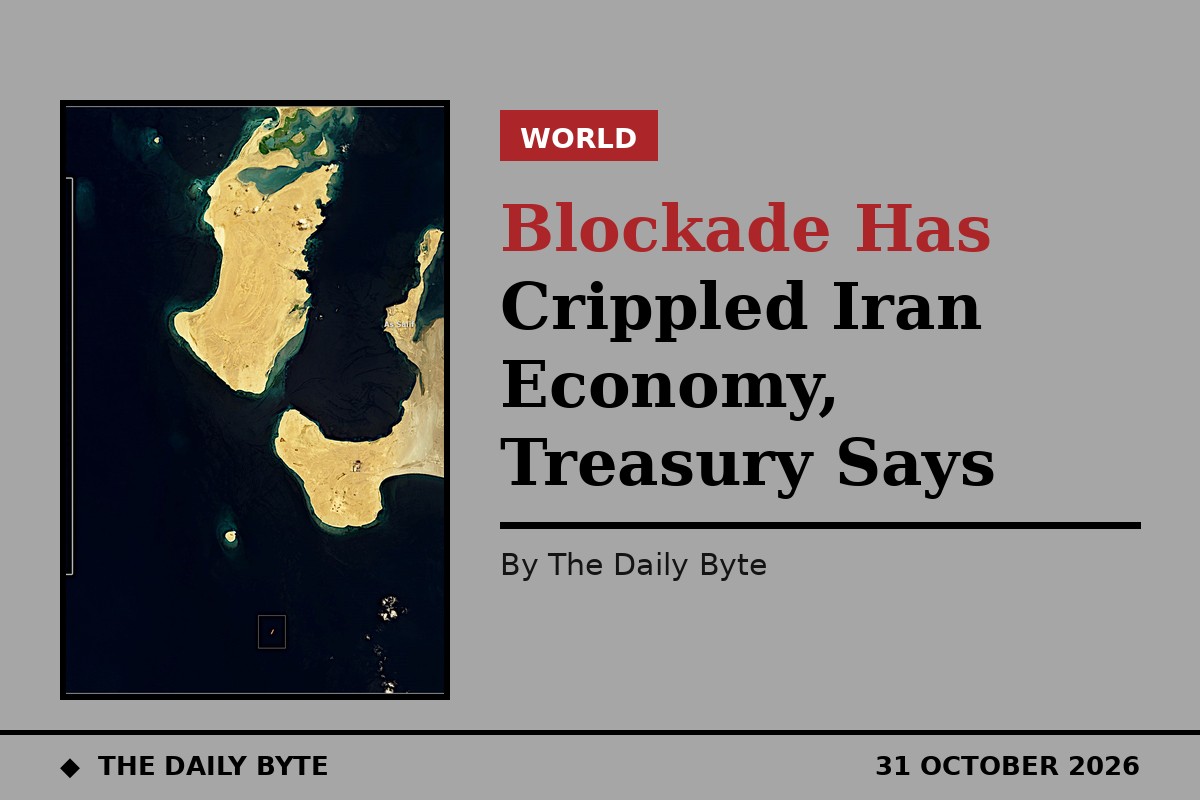 Blockade Has Crippled Iran Economy, Treasury Says