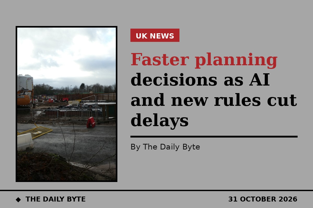 Faster planning decisions as AI and new rules cut delays