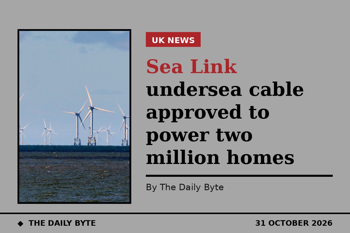 Sea Link undersea cable approved to power two million homes