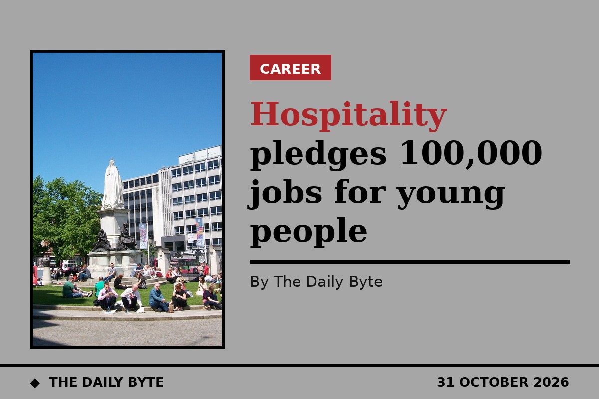 Hospitality pledges 100,000 jobs for young people