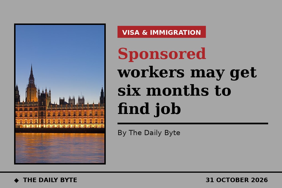 Sponsored workers may get six months to find job