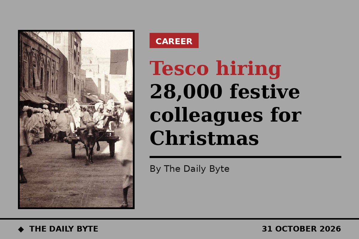 Tesco hiring 28,000 festive colleagues for Christmas