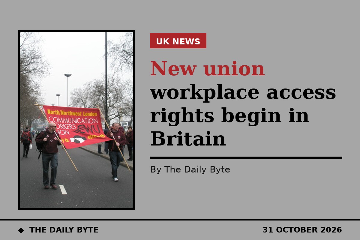 Generic file photo of workers in discussion inside a modern British workplace