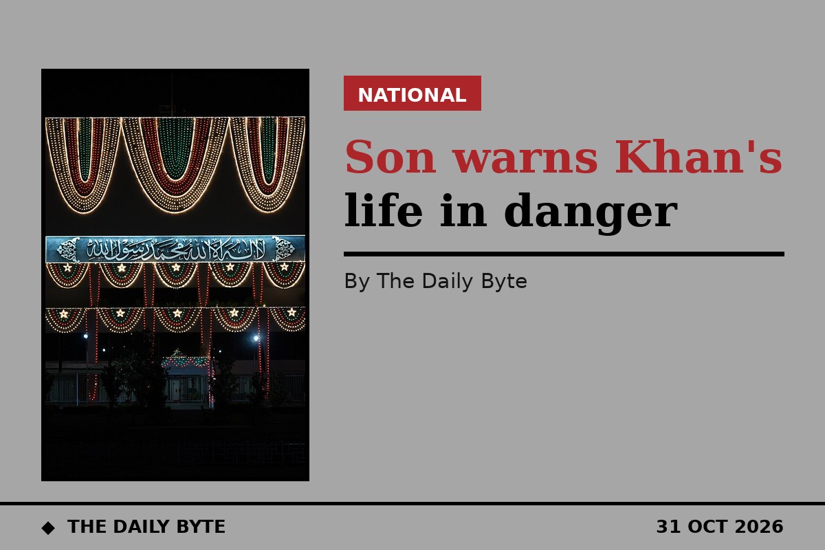 Imran Khan's son warns father's life is in danger