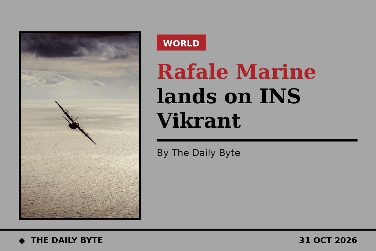 Rafale Marine lands on INS Vikrant on first attempt
