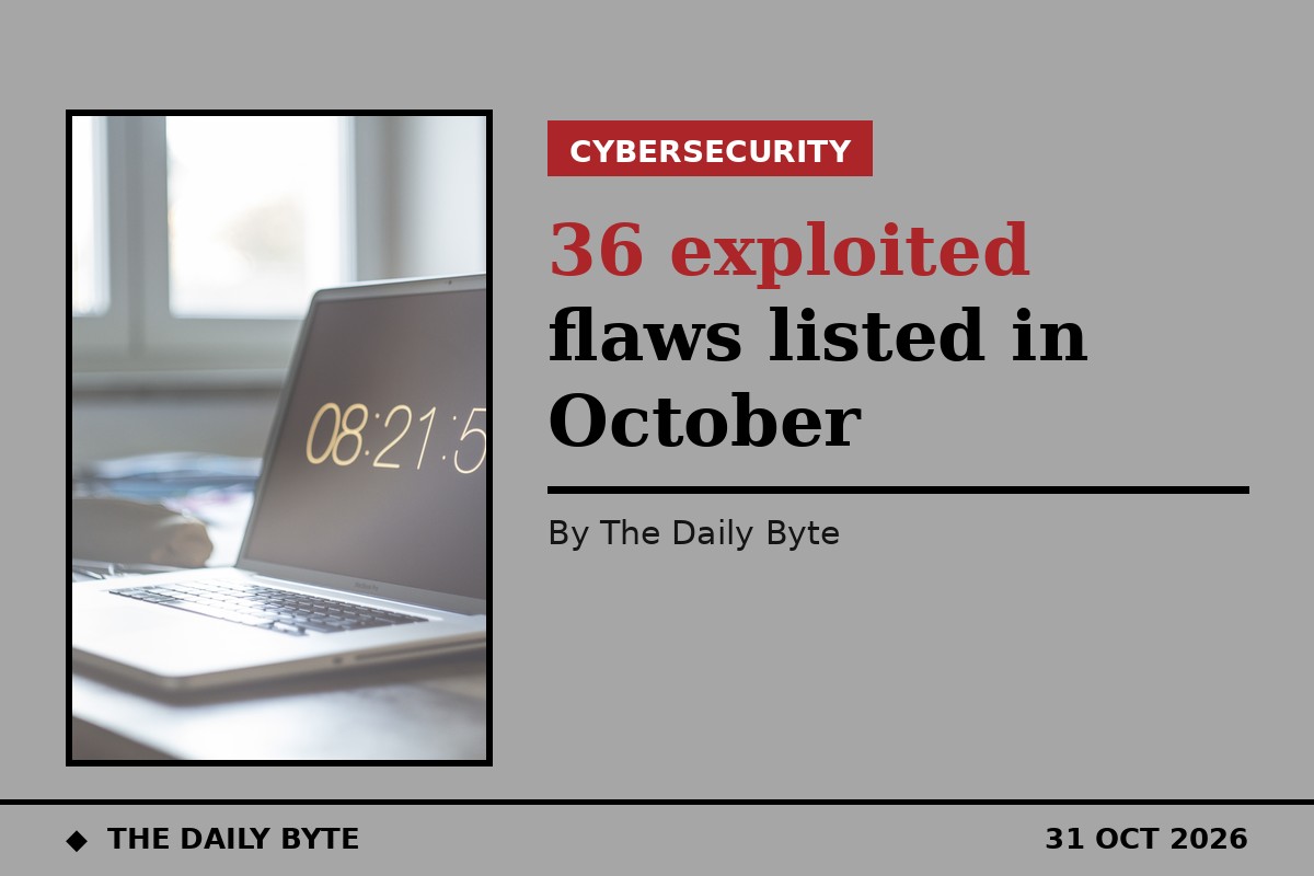 CISA lists 36 exploited flaws in October roundup
