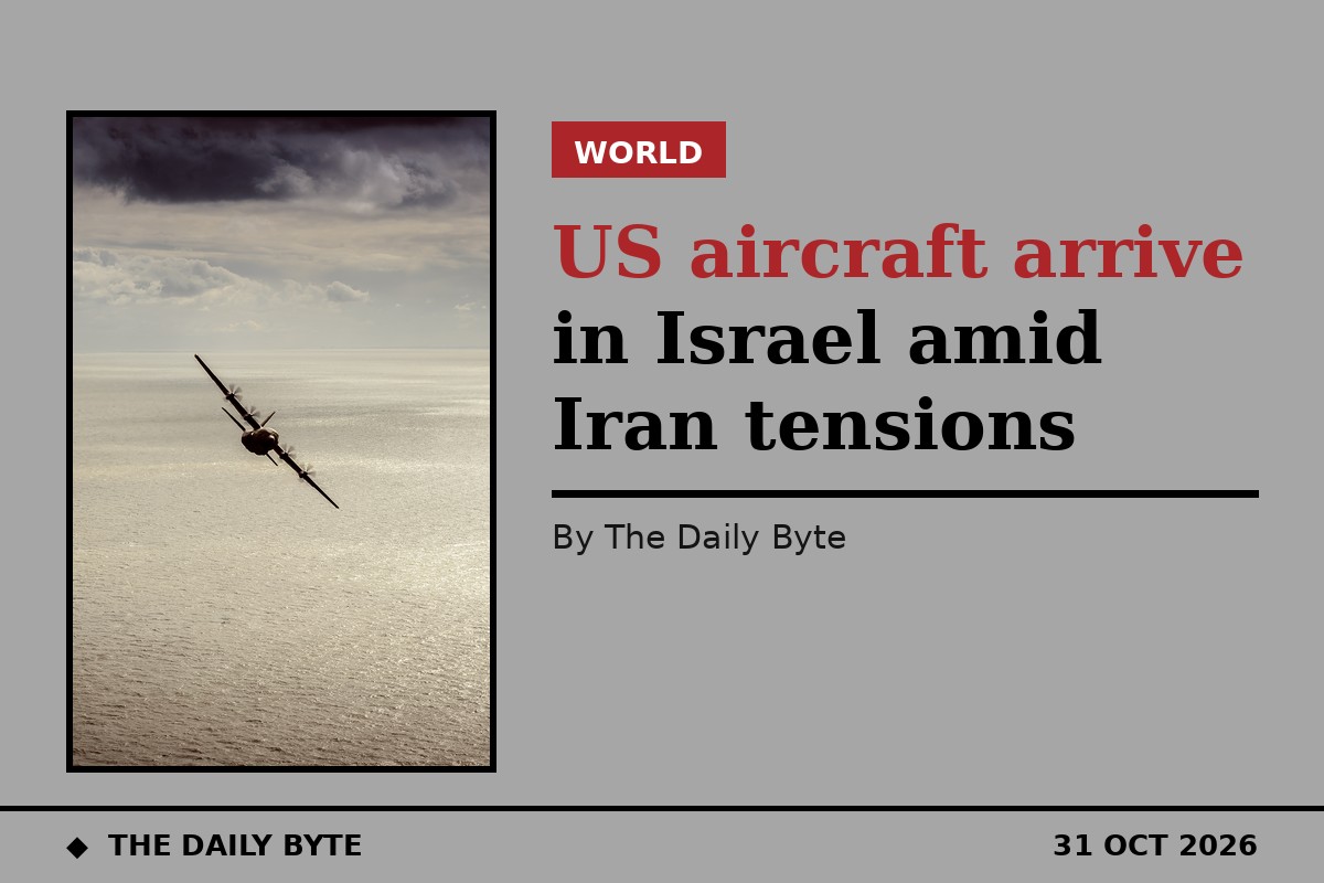 US aircraft arrive in Israel amid Iran tensions