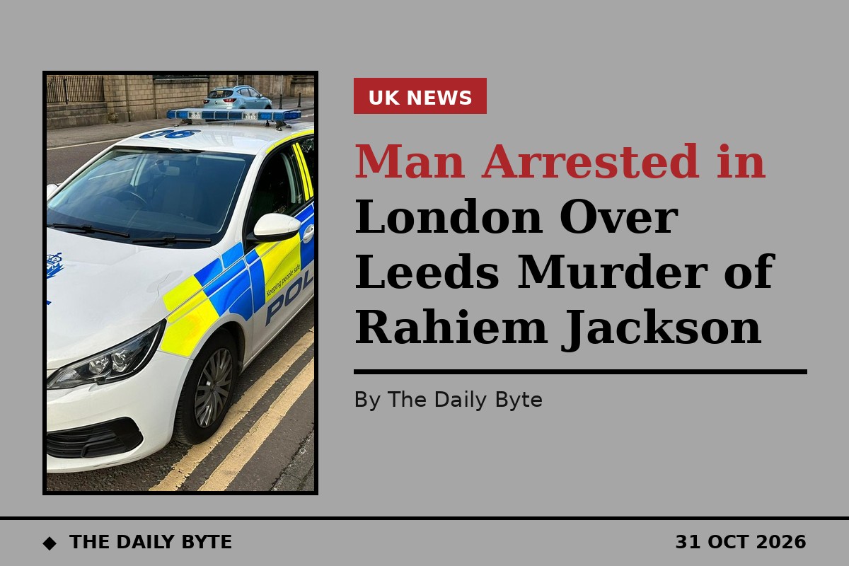Man Arrested in London Over Leeds Murder of Rahiem Jackson