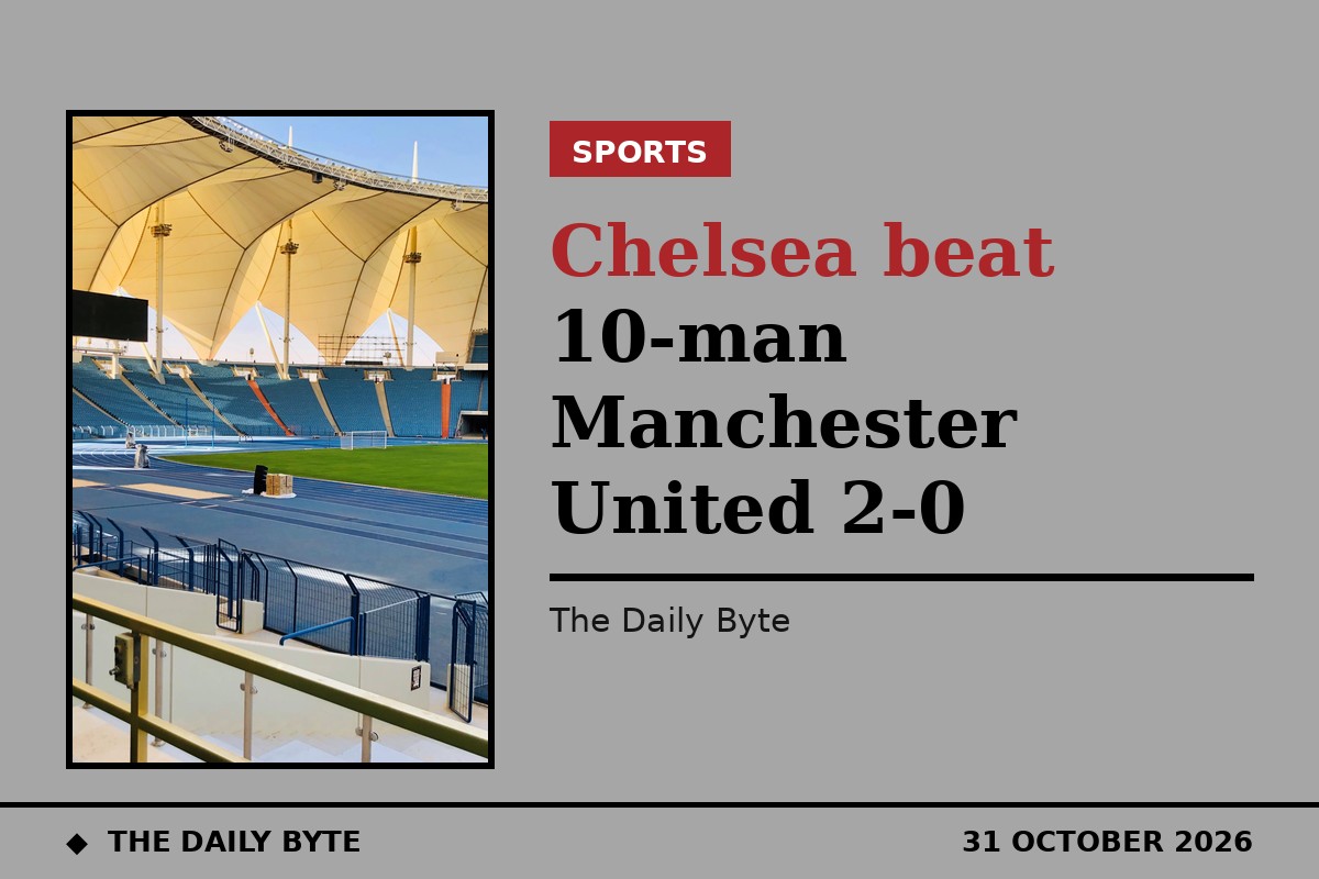 Chelsea beat 10-man Manchester United 2-0