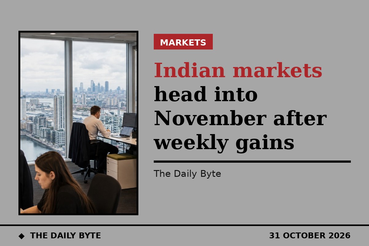 Indian markets head into November after weekly gains