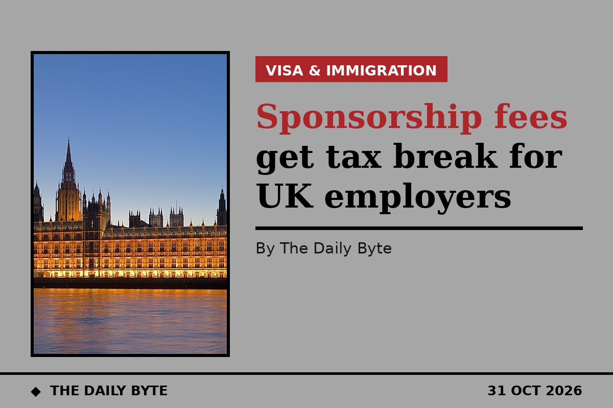 Sponsorship fees get tax break for UK employers