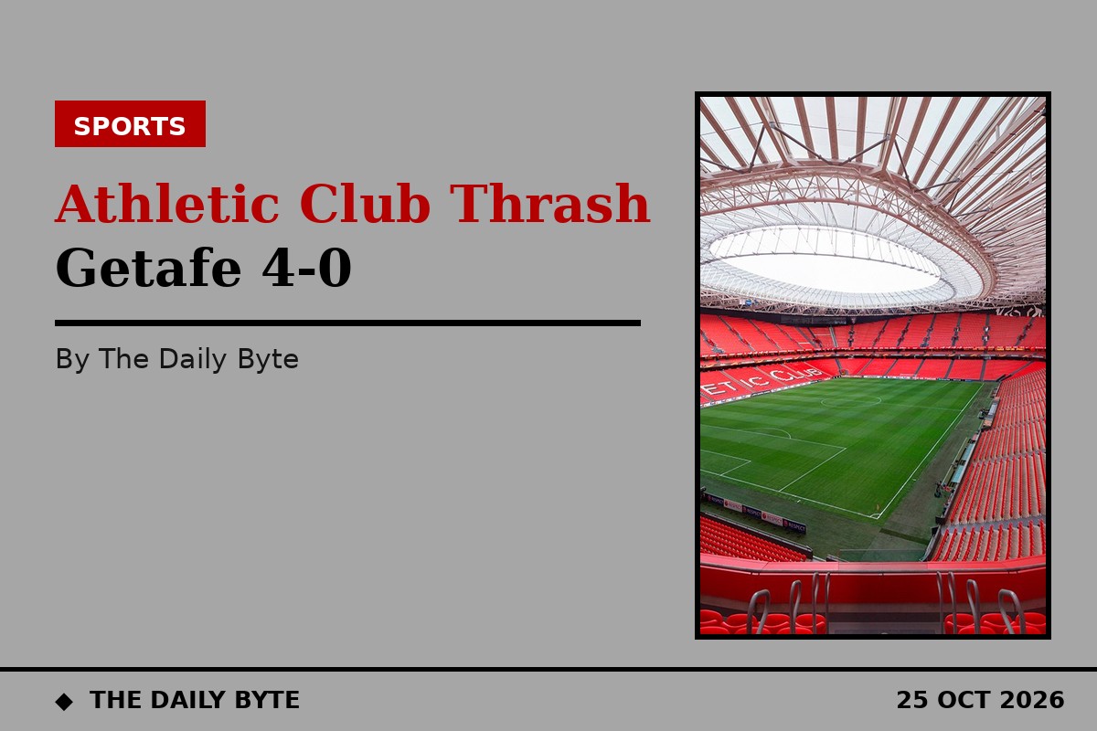 Athletic Club thrash Getafe 4-0 at San Mames
