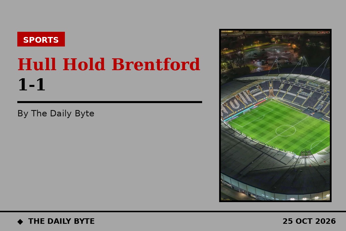 Hull City hold Brentford 1-1 at the MKM Stadium