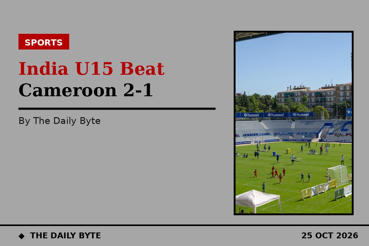 India U15 beat Cameroon 2-1 to stay perfect at FIFA U15 World Cup in Baku