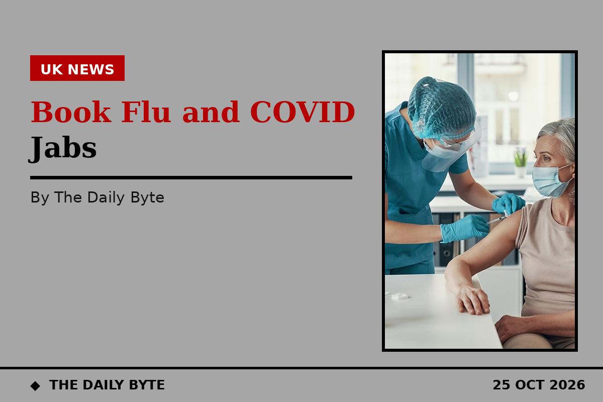 Photo for NHS urges eligible people to book flu and COVID jabs before 14 December deadline