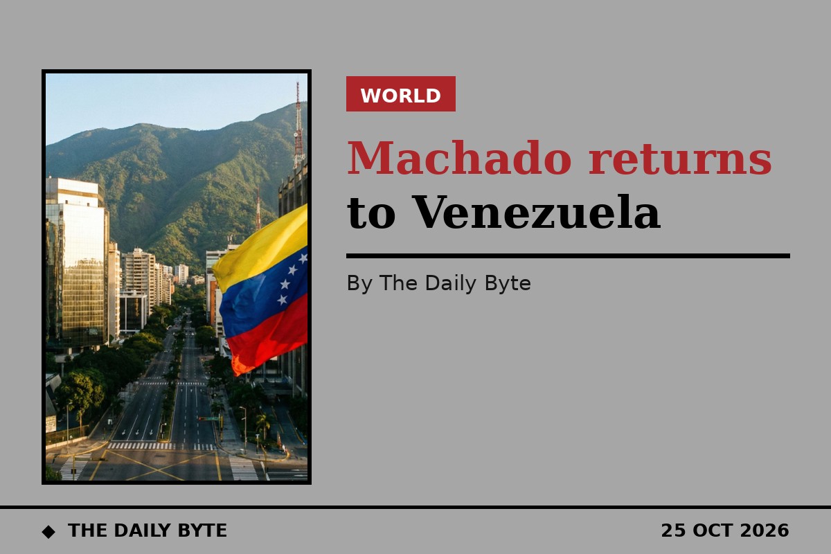 Maria Corina Machado returns to Venezuela after more than 10 months in exile