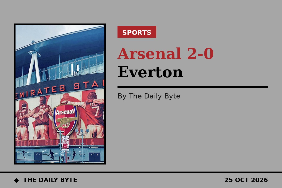 Arsenal 2-0 Everton: Gunners keep pace at the top