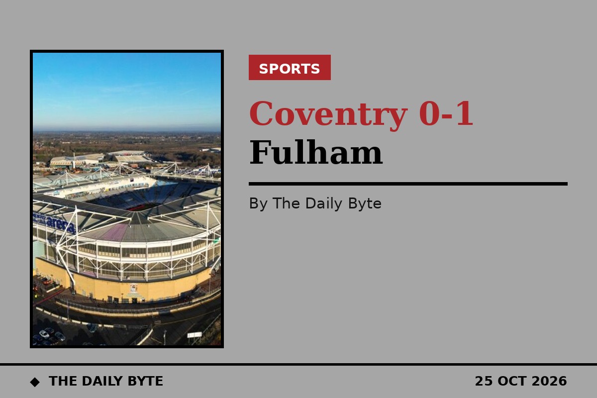Photo for Coventry 0-1 Fulham: Cottagers take the points on the road