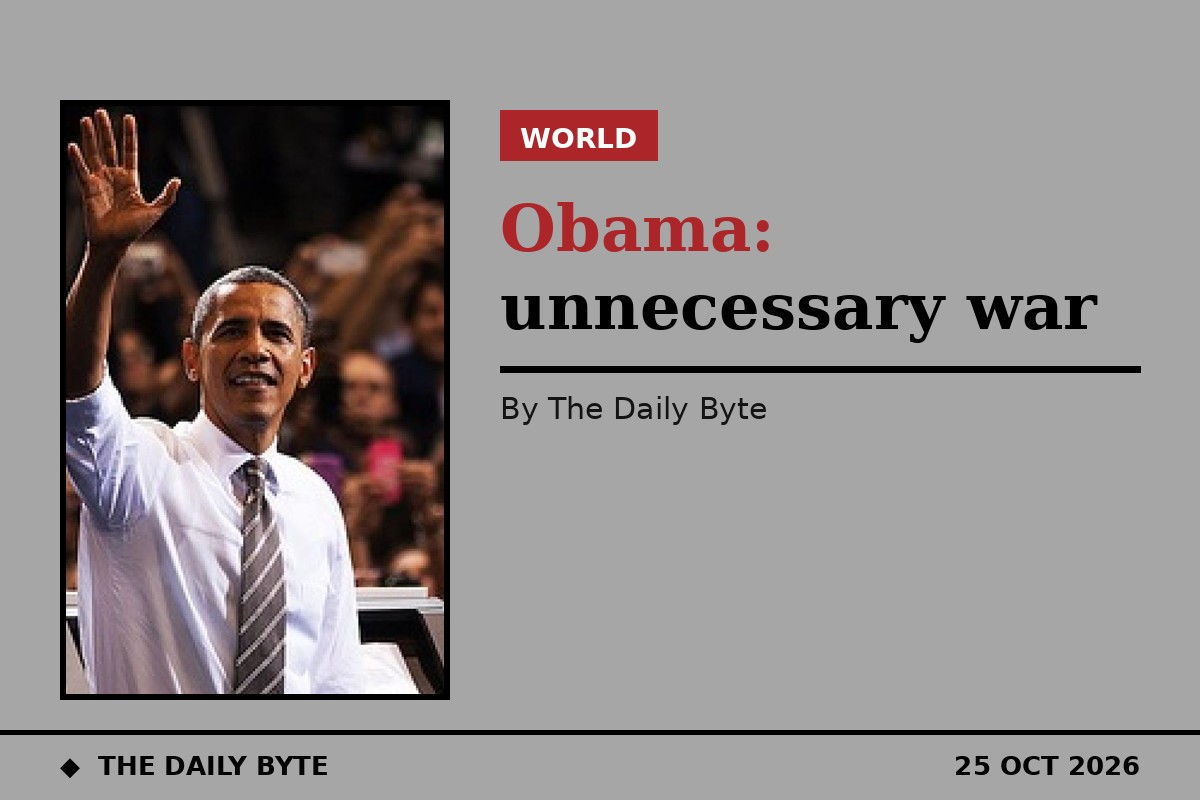 Obama calls Iran war 'unnecessary' and says Tehran is now stronger
