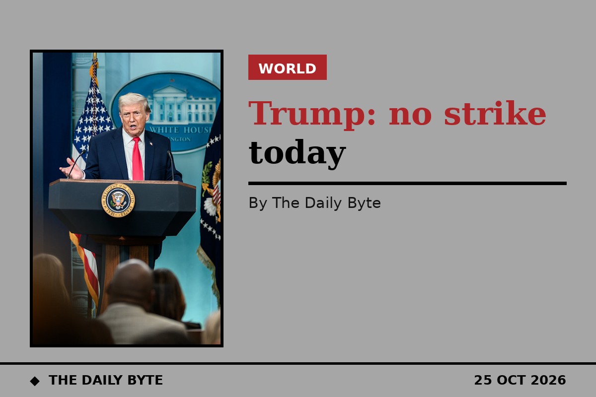 Trump says 'there will not be a strike today' as US staff face Saudi airport restriction