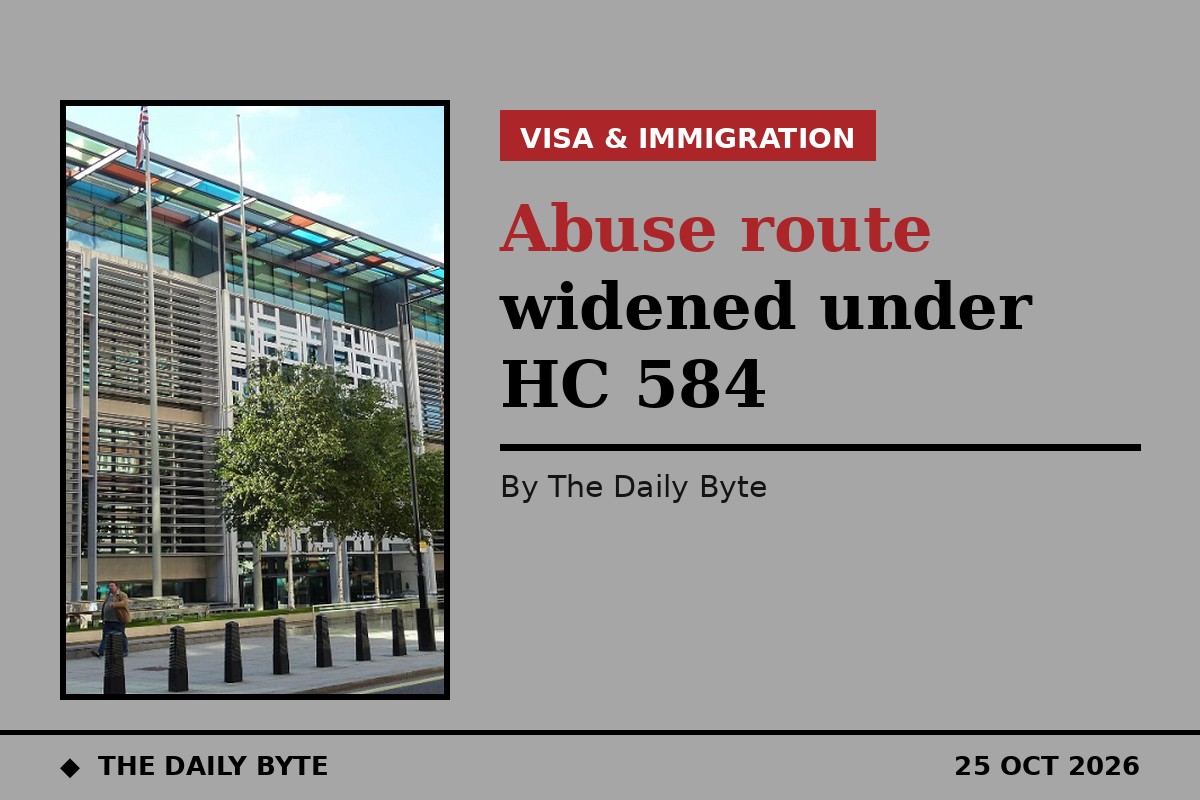 Domestic abuse settlement route widened to adult children under HC 584