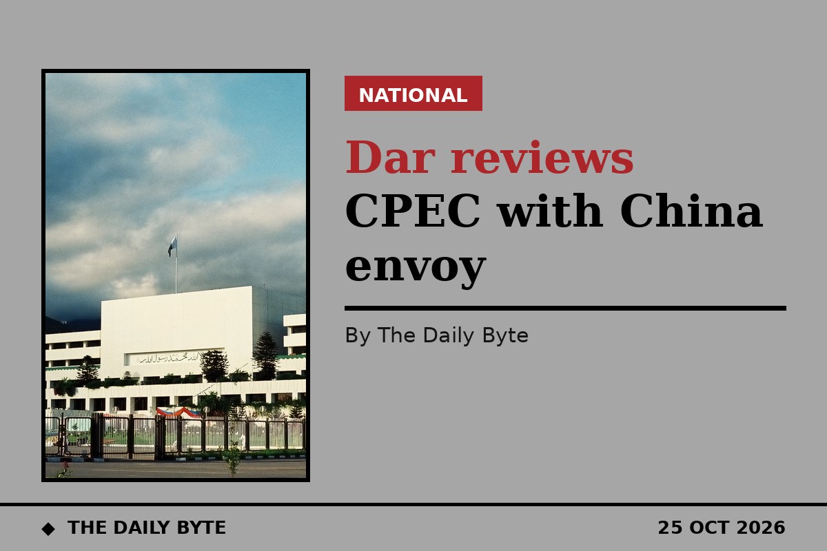 Dar and Chinese envoy review CPEC progress in Islamabad