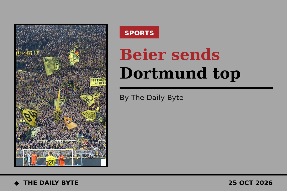 Beier late strike sends Dortmund 1-0 past Frankfurt