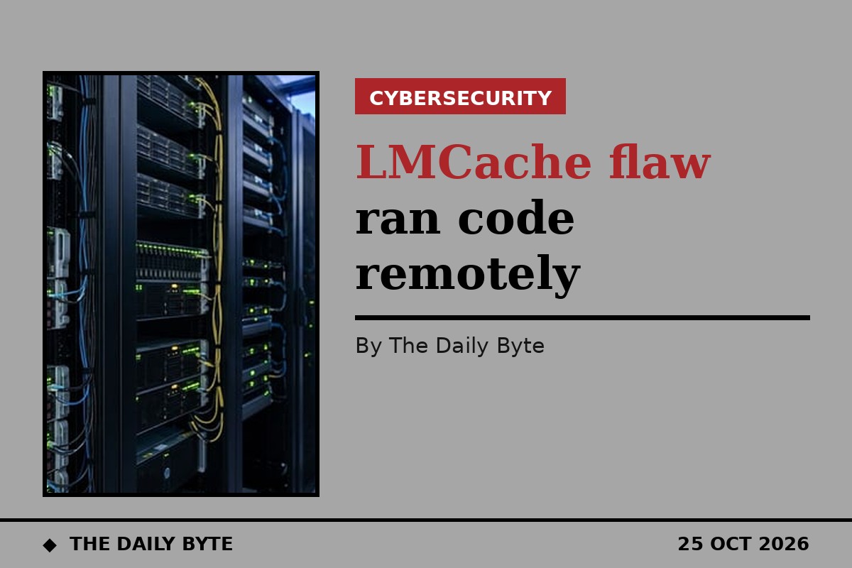 Photo for LMCache 9.8 flaw let one message run code on AI servers