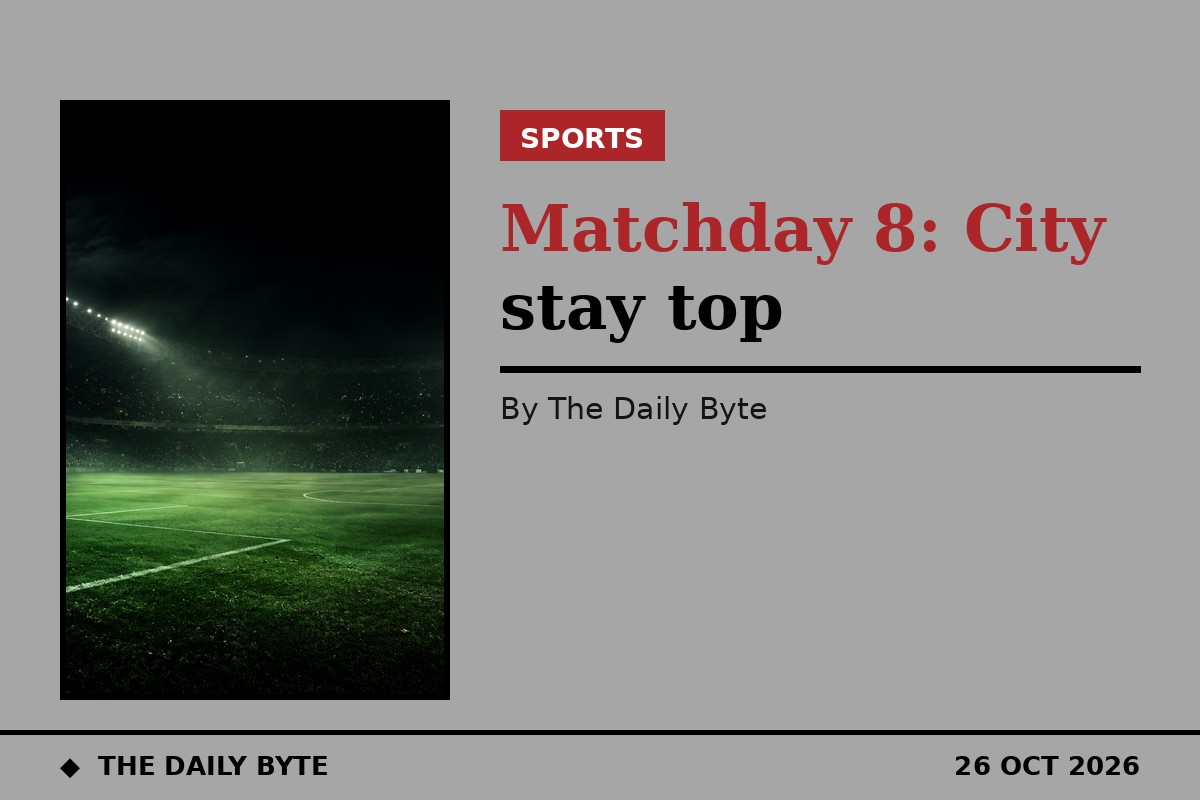 Premier League Matchday 8: City stay top as Liverpool climb to fourth