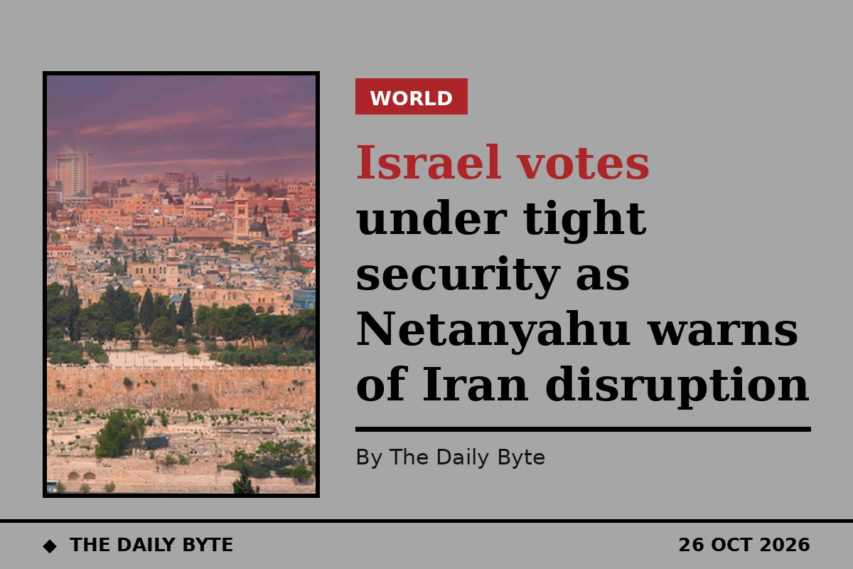 Israel votes under tight security as Netanyahu warns of Iran disruption