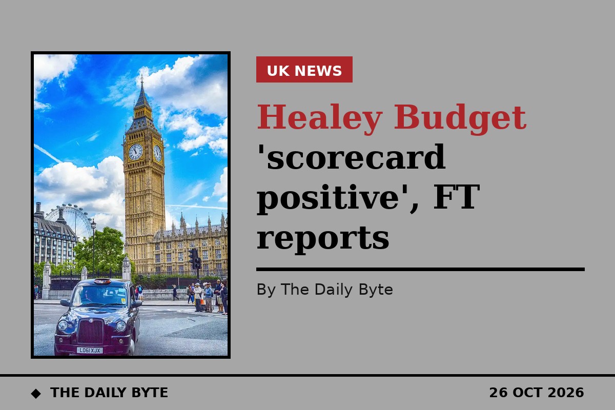Healey's Budget set to be 'scorecard positive' and paid for without more borrowing, FT reports