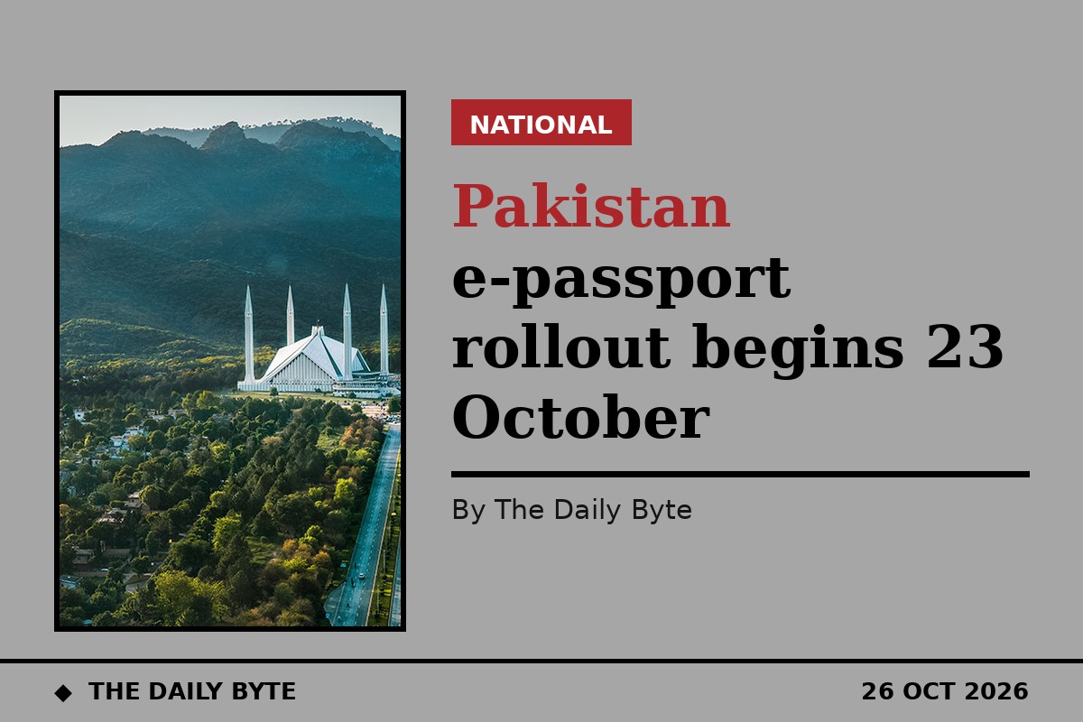 Photo for Pakistan's e-passport rollout begins, with existing passports still valid