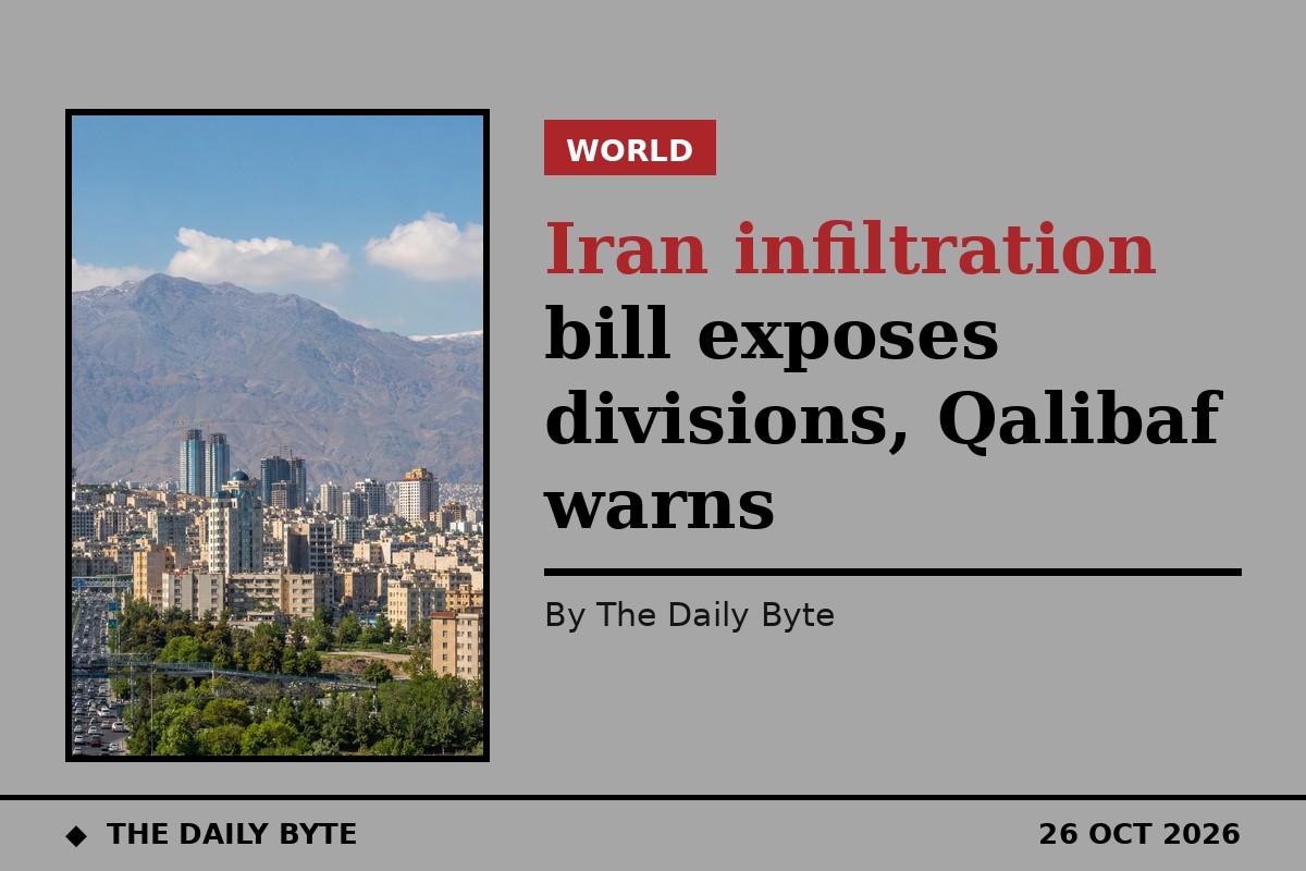 Iran's infiltration bill exposes internal divisions as Qalibaf warns draft goes too far