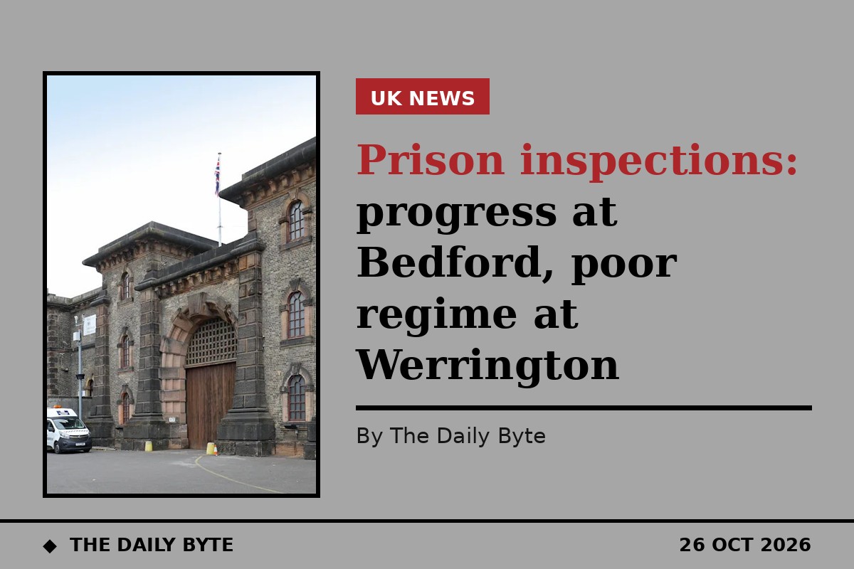 Prison inspections find progress at Bedford but a poor regime at Werrington