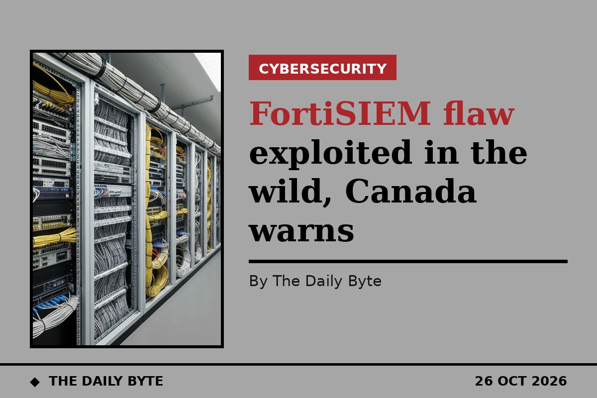 Photo for FortiSIEM flaw CVE-2026-106173 now exploited in the wild, Canada's Cyber Centre warns