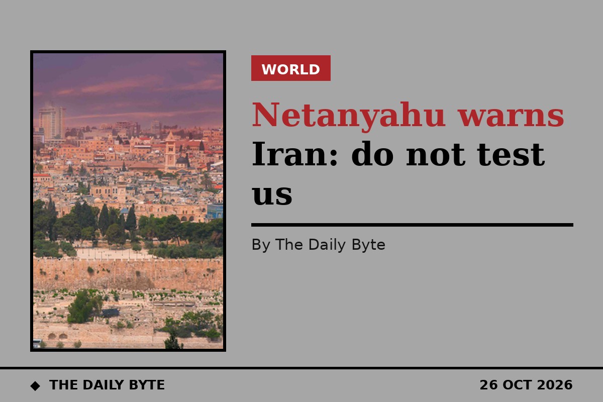 Netanyahu warns Iran not to disrupt Israel's election: 'Do not test us'