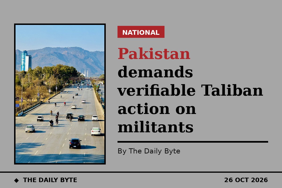 Pakistan urges Afghanistan to take verifiable action against militants, denies arming Afghans