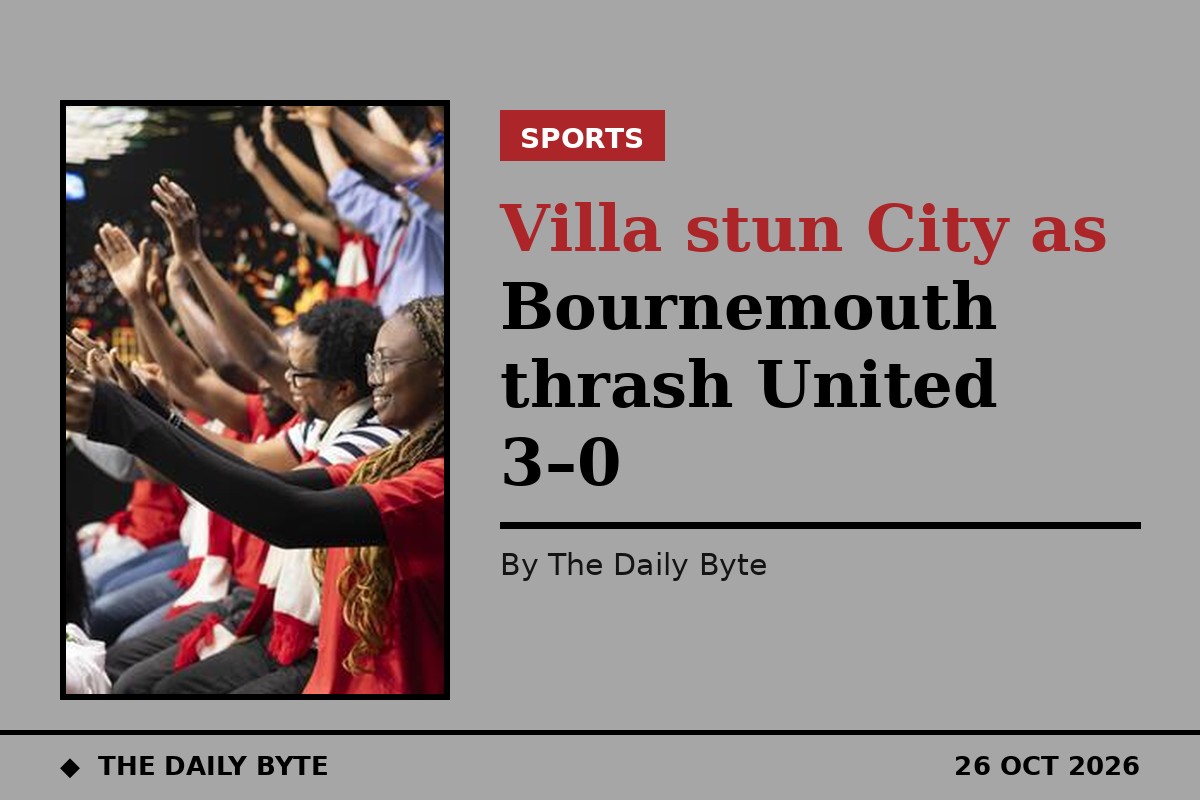 Premier League weekend: Villa beat City as Bournemouth stun United 3–0