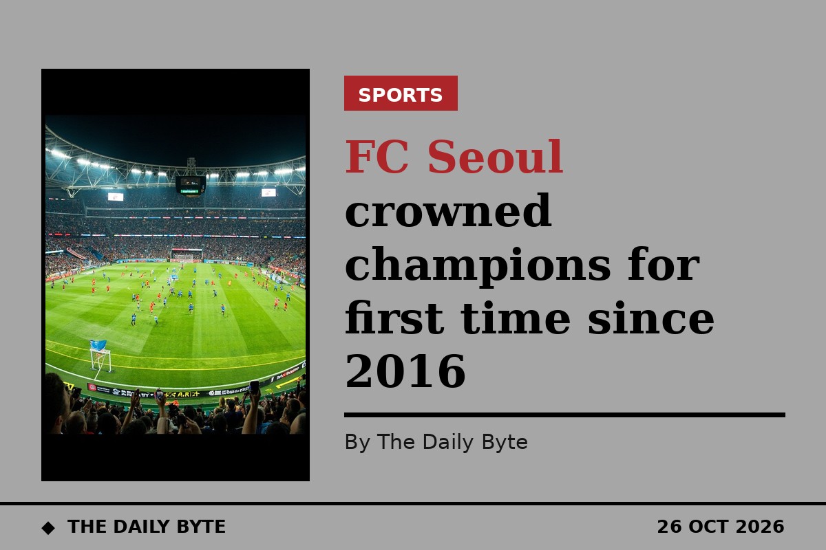 FC Seoul crowned champions for the first time since 2016