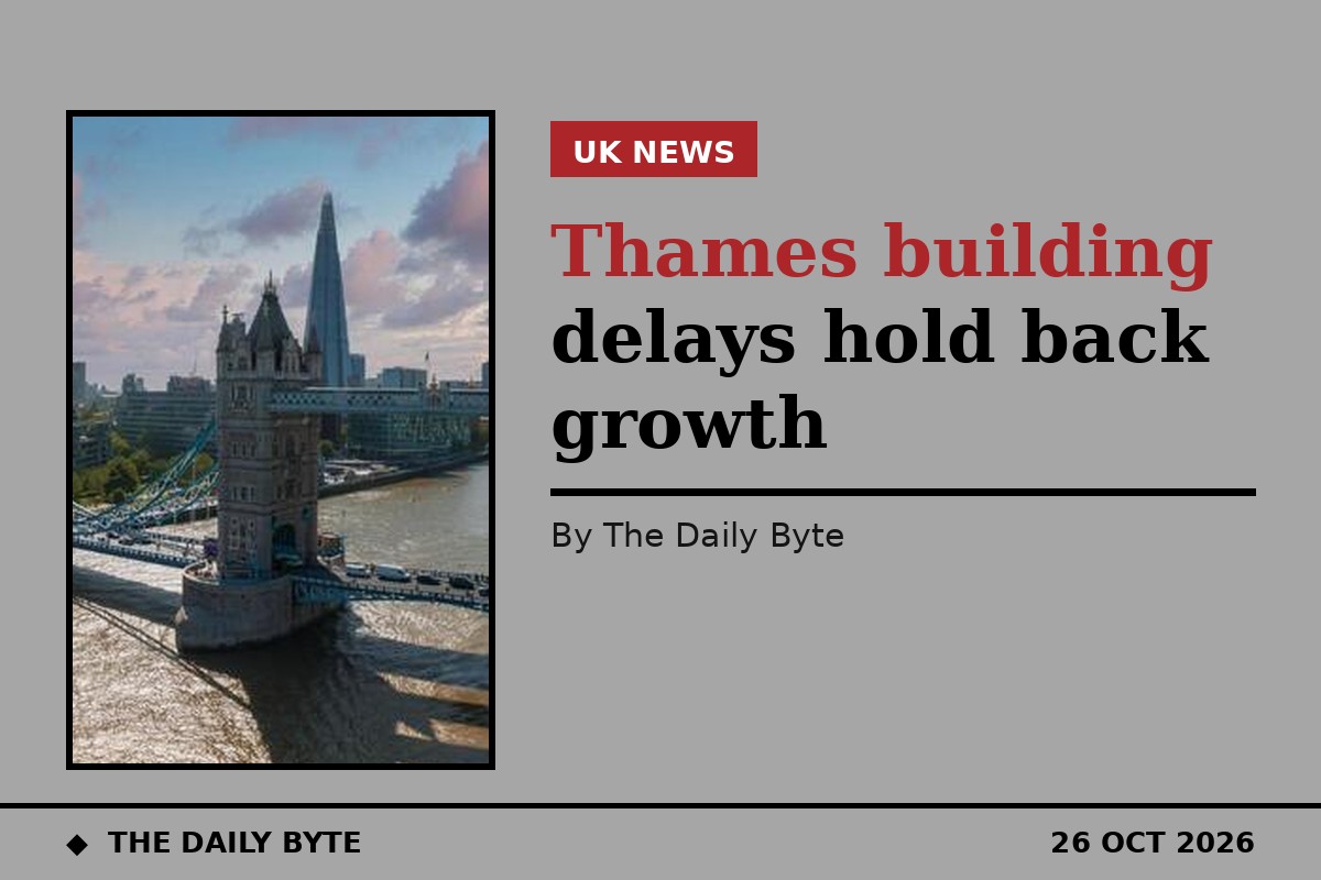 Down by the Thames: how slow building is holding back British growth