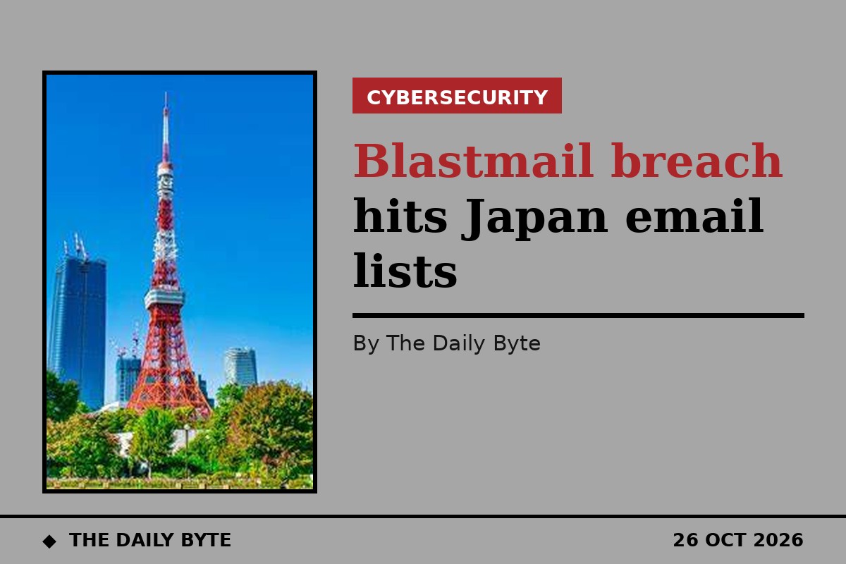 Blastmail breach exposes Japan email lists, service offline