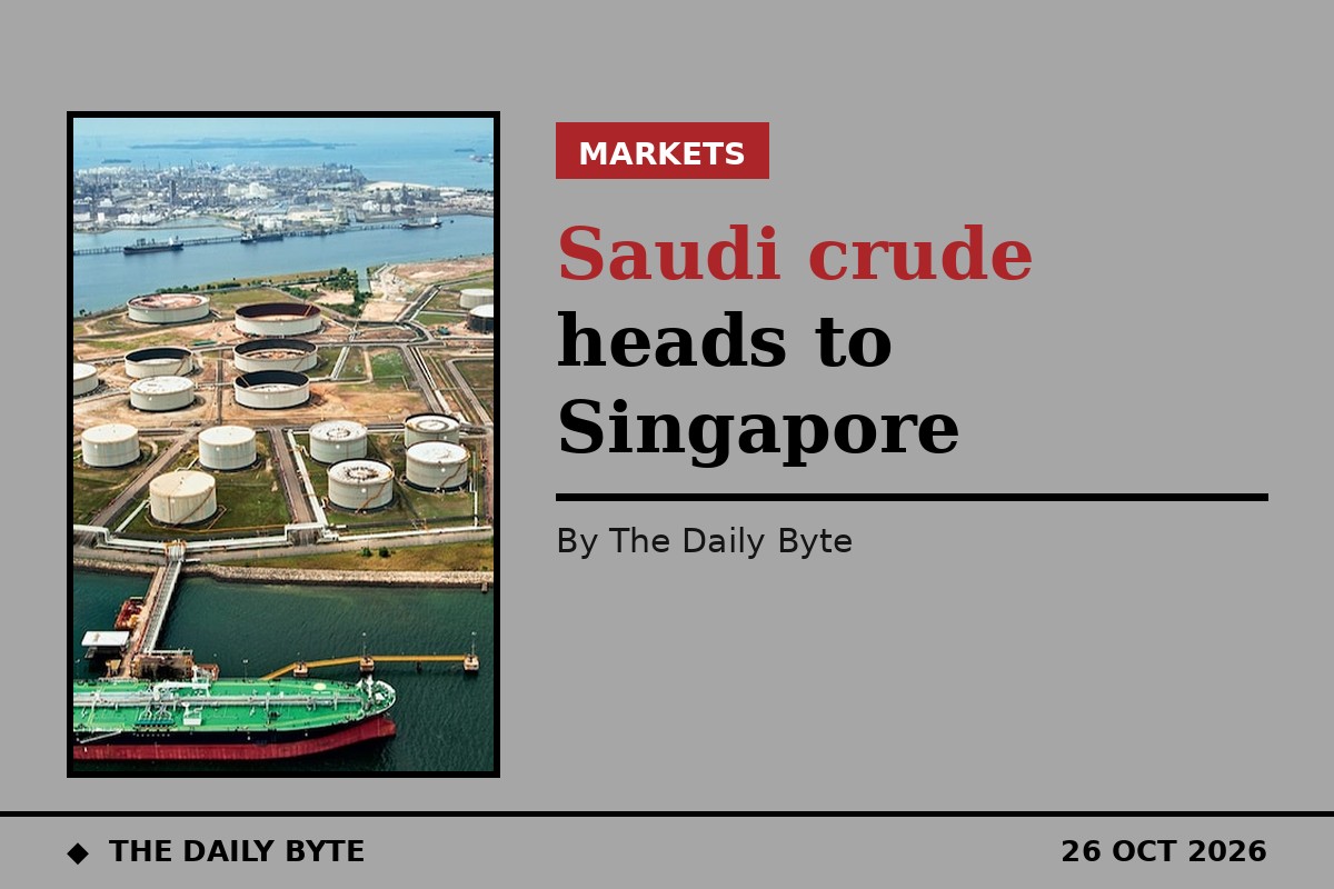 Saudi Arabia to store crude oil in Singapore from 2027 to shield Asian supplies