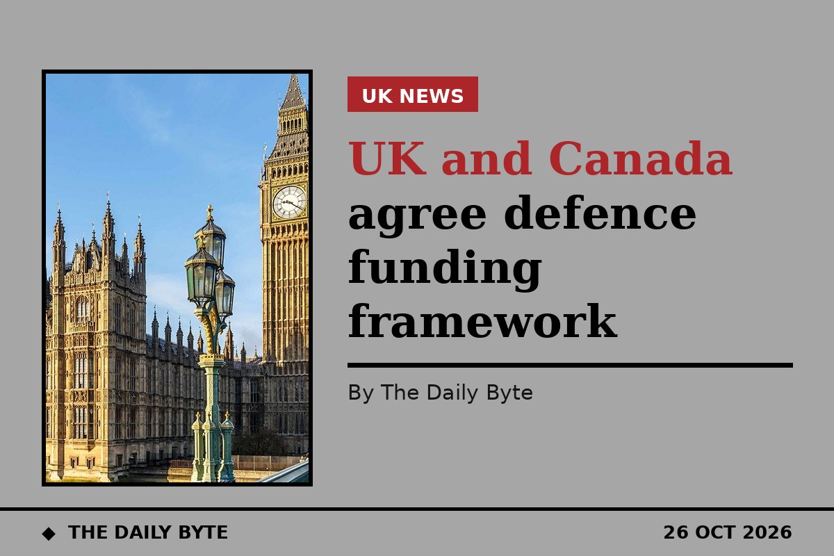 UK and Canada agree joint framework for two separate defence funding schemes