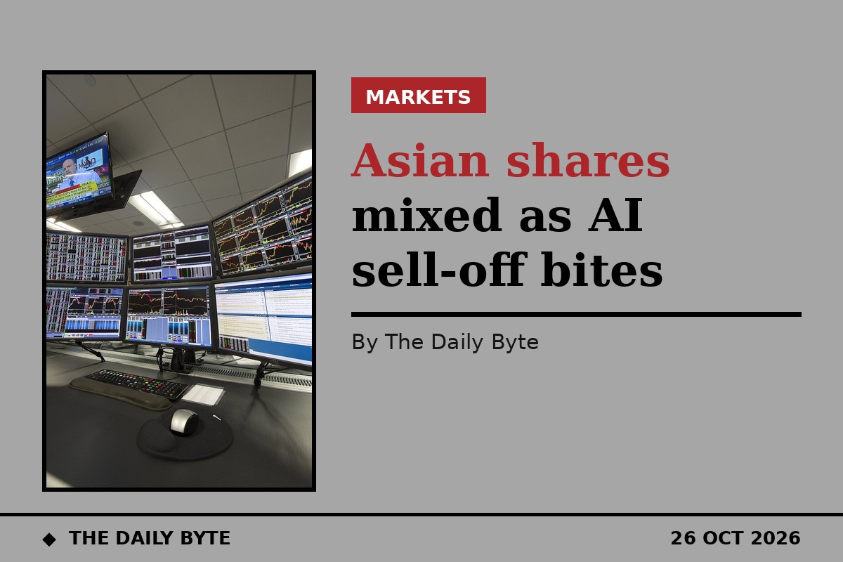 Photo for Asian shares mixed as AI sell-off tests earnings week for tech giants