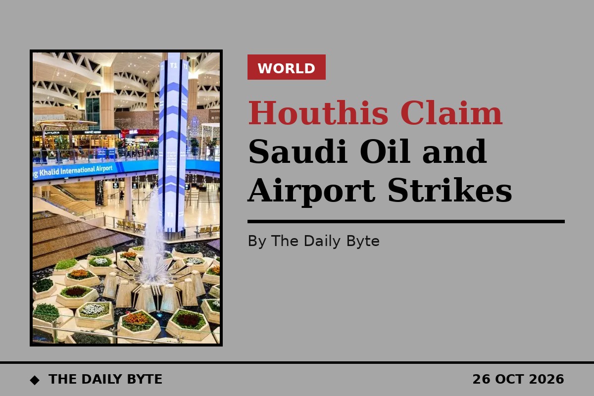 Photo for Houthis Claim New Strikes on Saudi Oil Pumping Stations and Riyadh Airport as Coalition Reports Interceptions