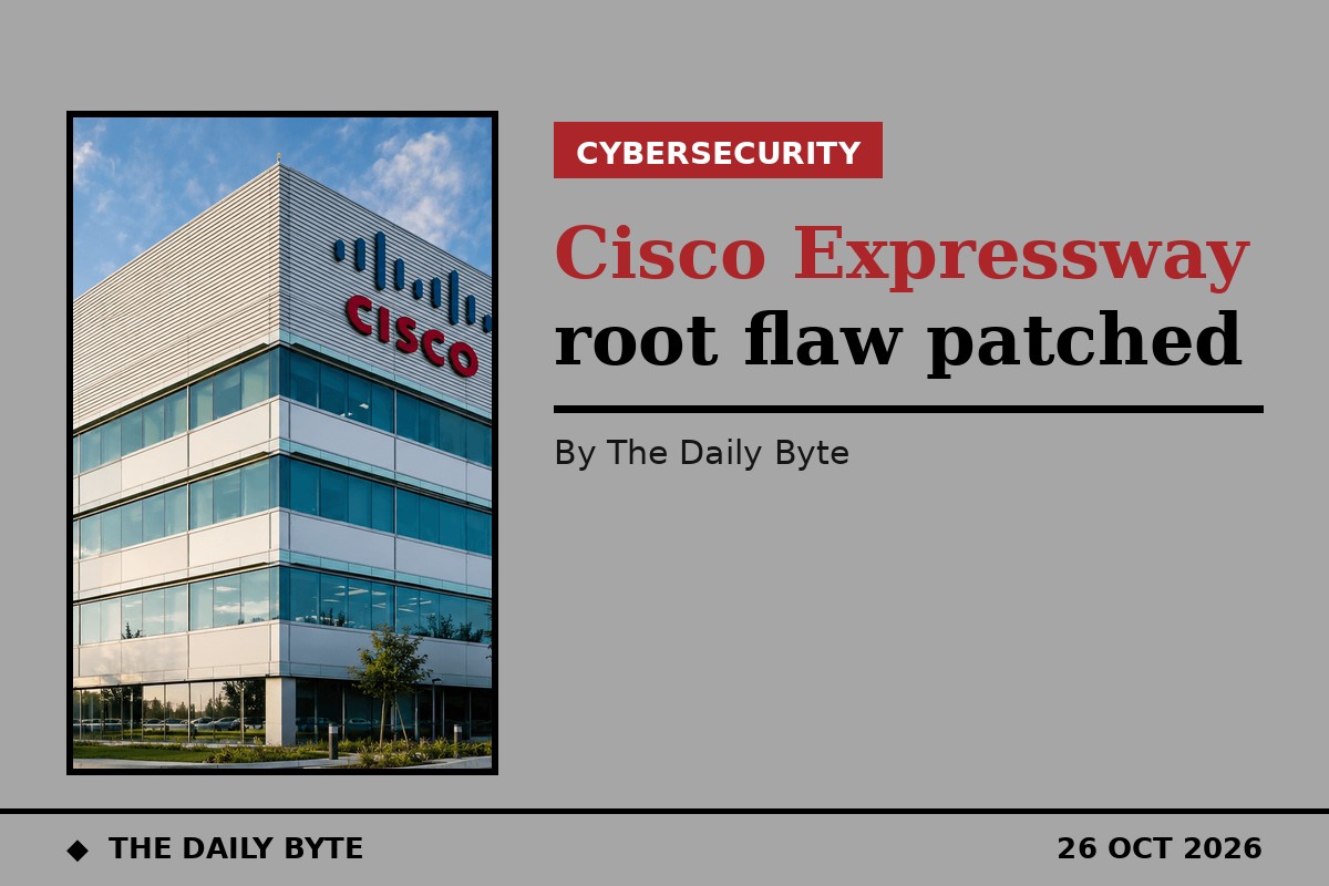 Photo for Cisco warns clustered Expressway flaw can give root access: upgrade to X15.5.20