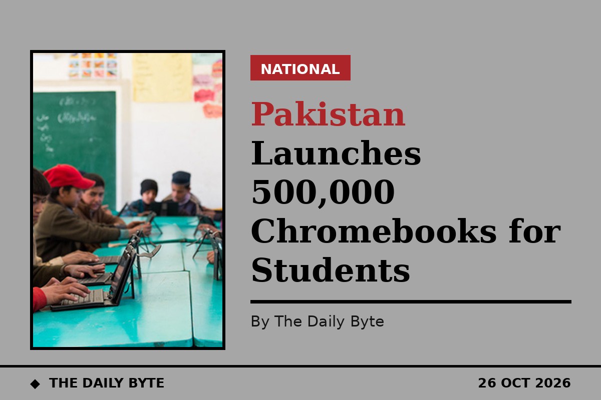 Pakistan launches 500,000 Chromebooks for students