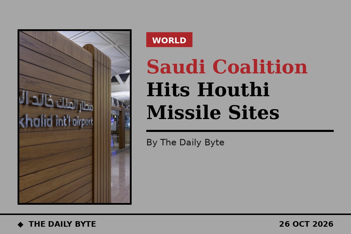 Photo for Saudi Coalition Hits Houthi Missile Sites After Attack