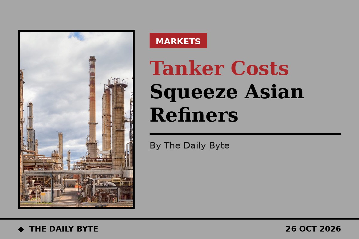Photo for Tanker Costs Squeeze Asian Refiners as Oil Freight Soars